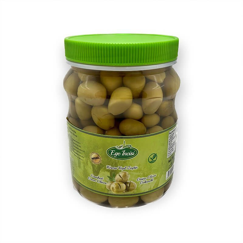 Cracked Green Olives