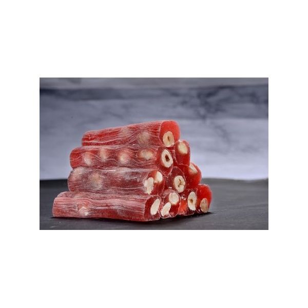 Turkish Delight With Pomegranate Roll And Hazelnut