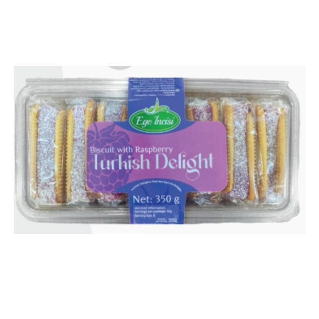 Turkish Delight (Raspberry in Biscuit)