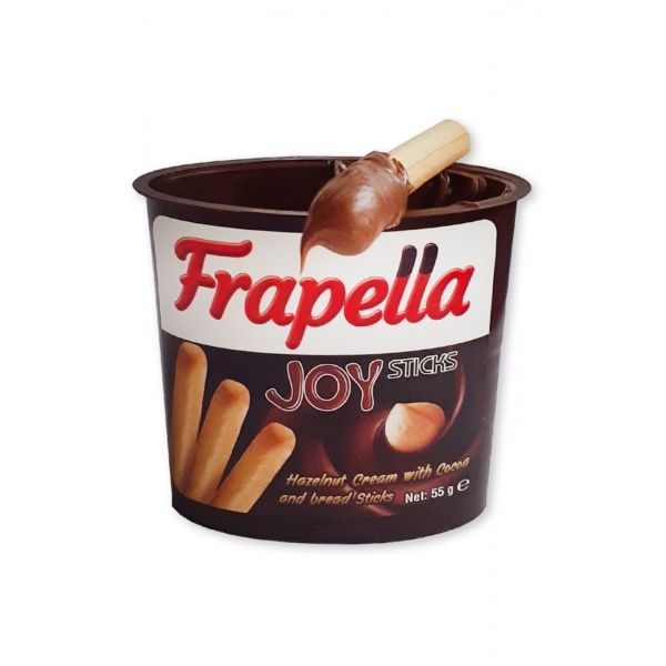 Frapella Joy Hazelnut Cream with Cocoa and BreadSticks