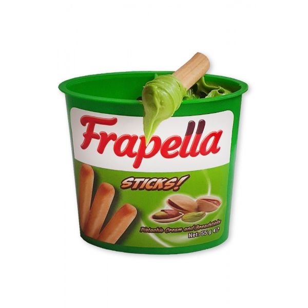 Frapella Pistachio Cream and Breadsticks
