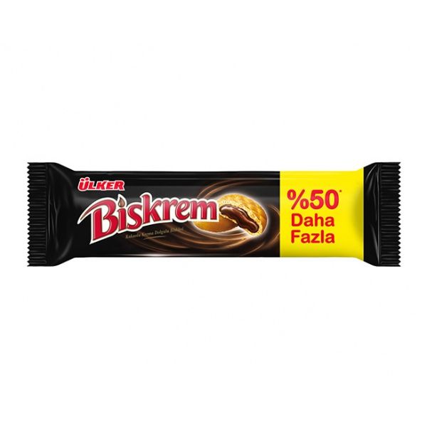 Ülker Biskrem Cocoa Cream Biscuits %50