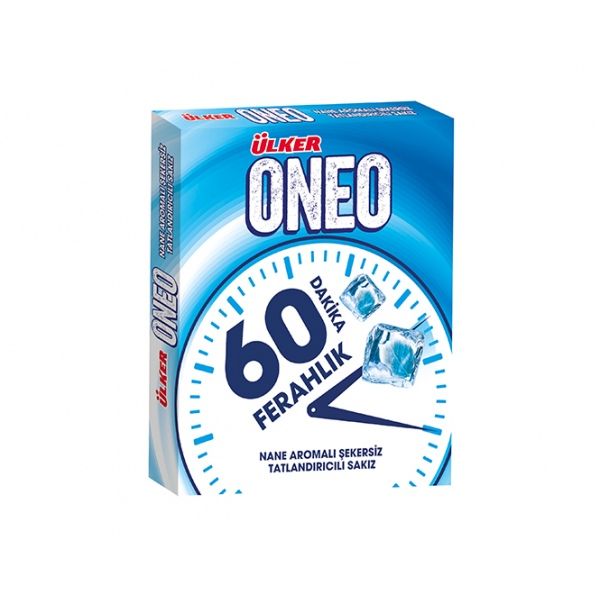 Ülker Oneo 60 Mint Flavored No Sugar Gum