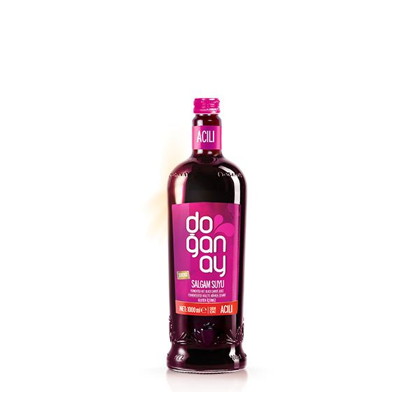 Doganay Hot Black Carrot Juıce 1LT Glass Bottle