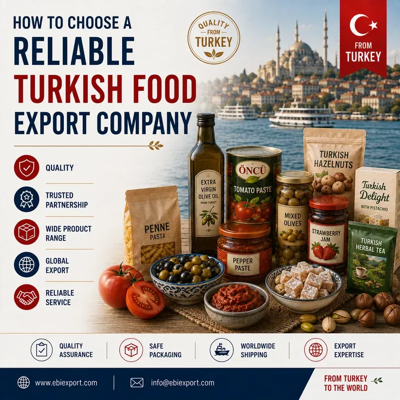 How to Choose a Reliable Turkish Food Export Company