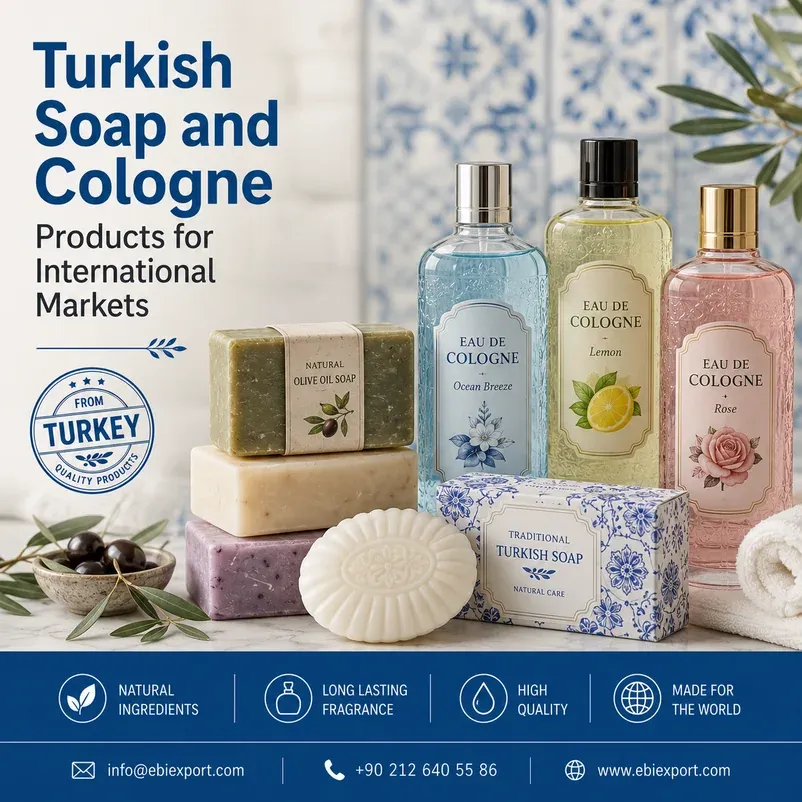 Turkish Soap and Cologne Products for International Markets