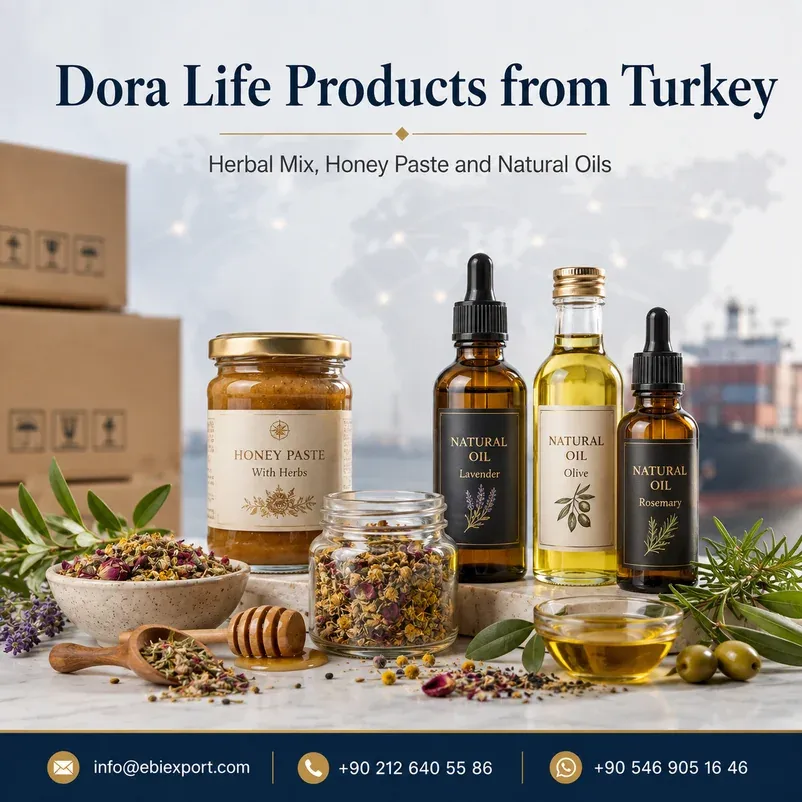 Dora Life Products from Turkey: Herbal Mix, Honey Paste and Natural Oils